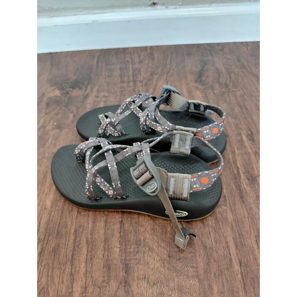 Chaco Womens ZX2 Classic Sandal Size 5 Gray Toe Loop Adjustable